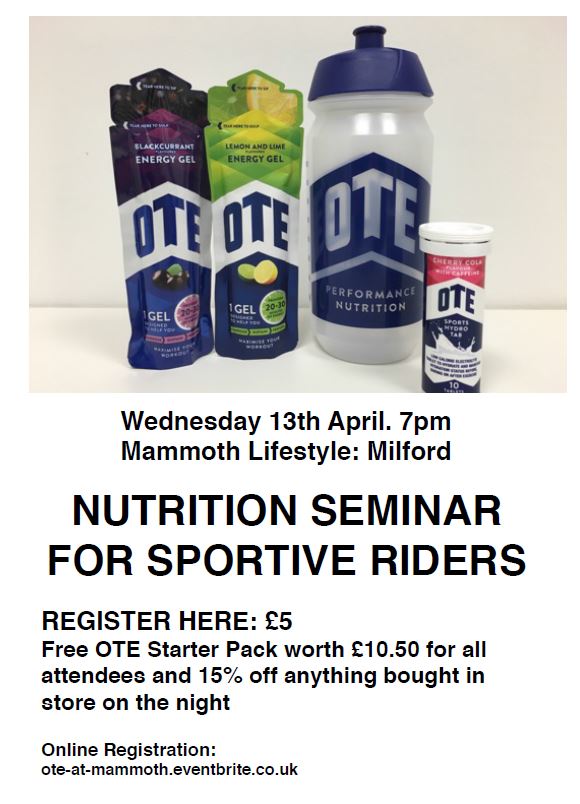 OTE Sportive rider seminar
